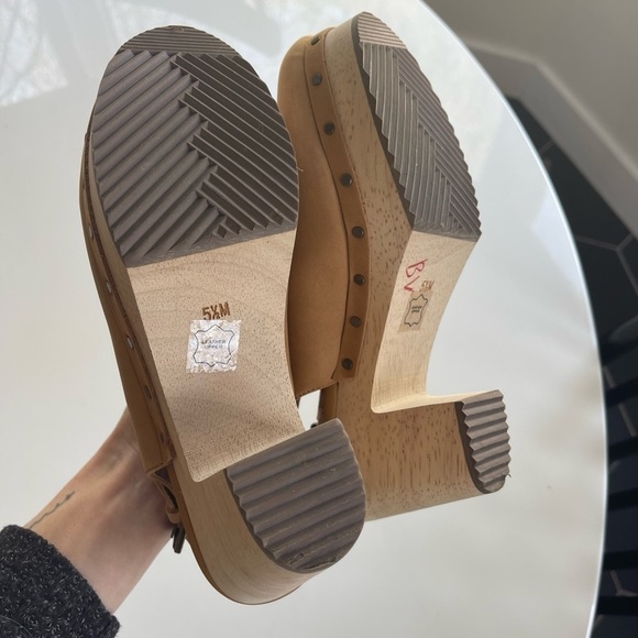 Ann Taylor Loft Slingback Leather Clog - 5.5 - Picture 7 of 8